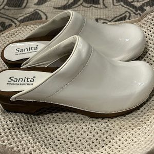 Danish Design Suede Clogs for comfort Orthopedic Footbed Peacock Royal Blue S. 9